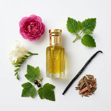 Cassis & Vanilla Floral Woody Attar — Alcohol-Free Perfume Oil | Flora Five