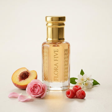 Bergamot & Oud Floral Spicy Attar — Alcohol-Free Perfume Oil | Flora Five