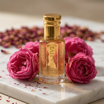Rose Vanilla — Alcohol-Free Attar Oil | Flora Five