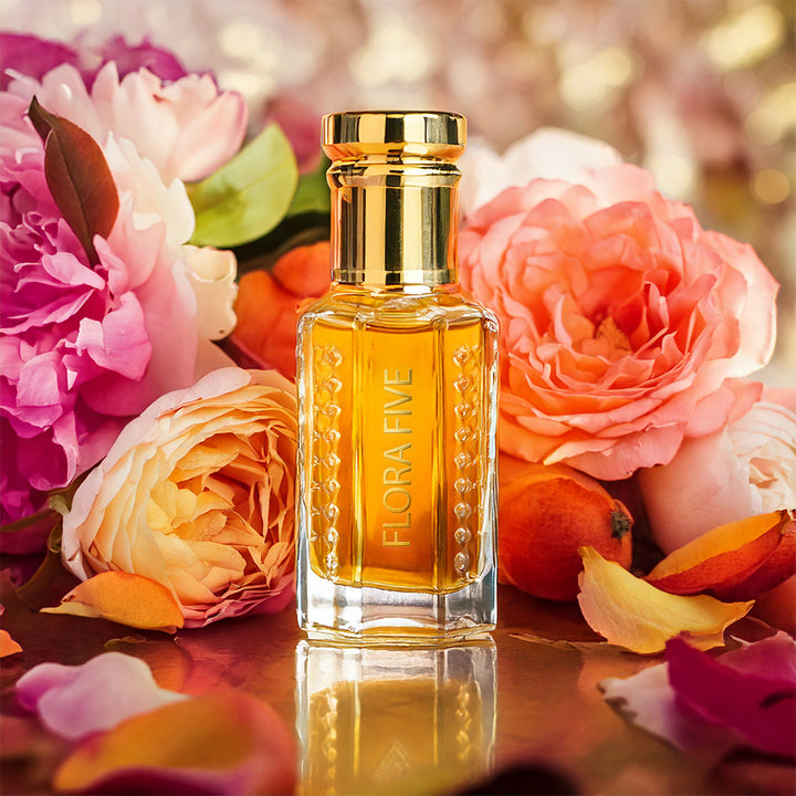 gucci flora attar bottle – long-lasting floral oil perfume
natural alcohol-free floral attar for women – flora five
gucci flora inspired attar – pure fragrance oil