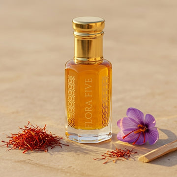 Saffron — Saffron & Sandalwood Oriental attar oil by Flora Five (unisex)