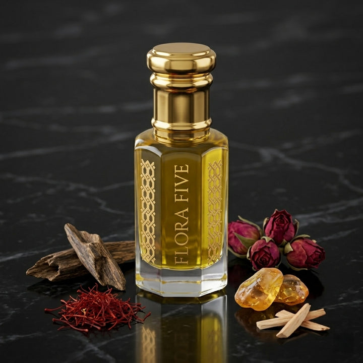 Aatish — Alcohol-Free Attar Oil | Flora Five