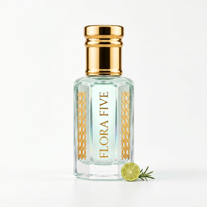 Acqua di Gio Profondo attar roll-on – alcohol-free aquatic woody sea and mandarin perfume oil by Flora Five
