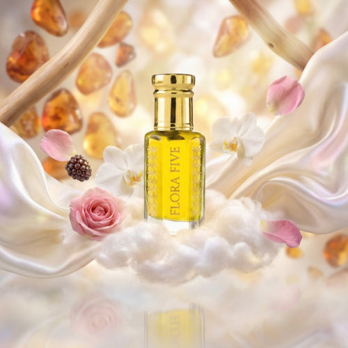 Flora Five Arabian Rose | Luxury Fruity Floral Attar Oil