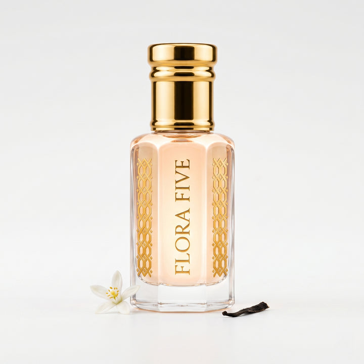 Armani My Way attar roll-on – alcohol-free tuberose, jasmine and vanilla perfume oil by Flora Five