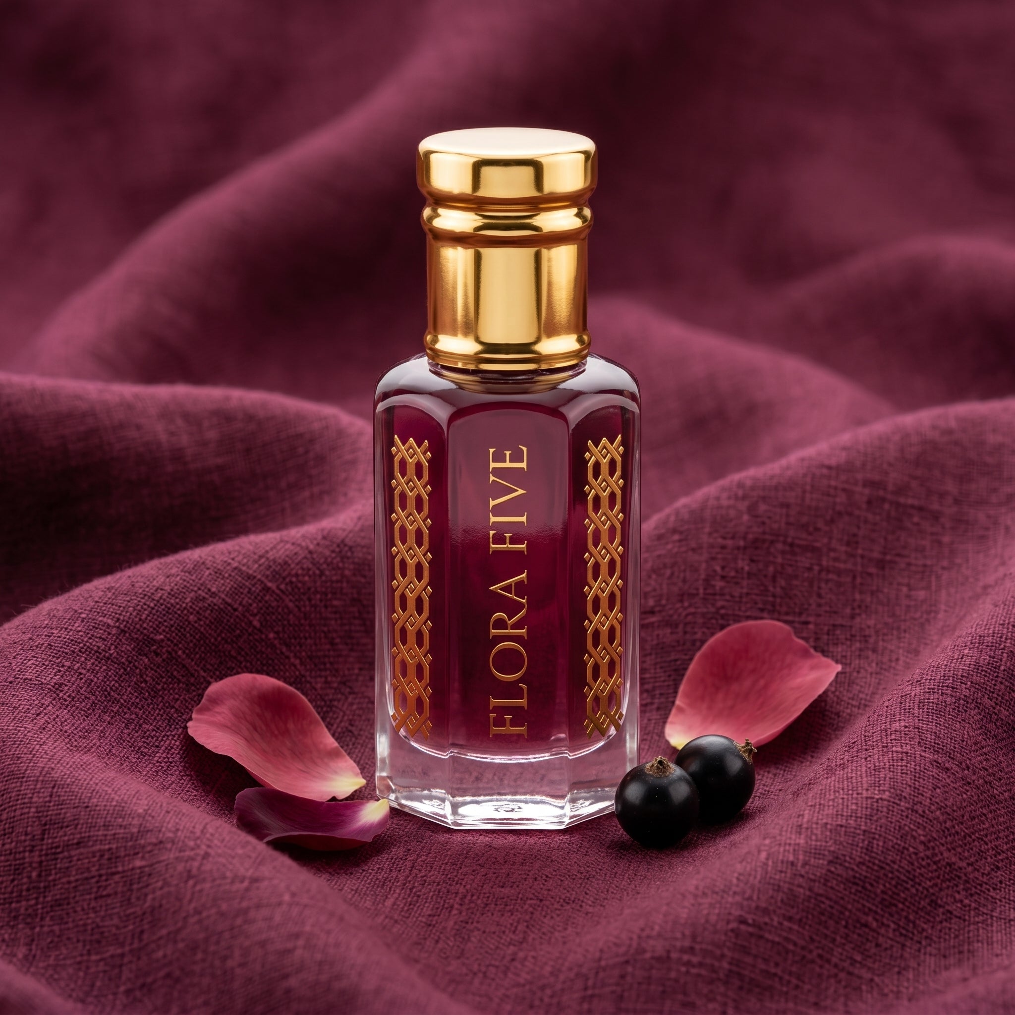 Armani Si inspired attar – oil-based fruity floral fragrance for pulse-point wear by Flora Five