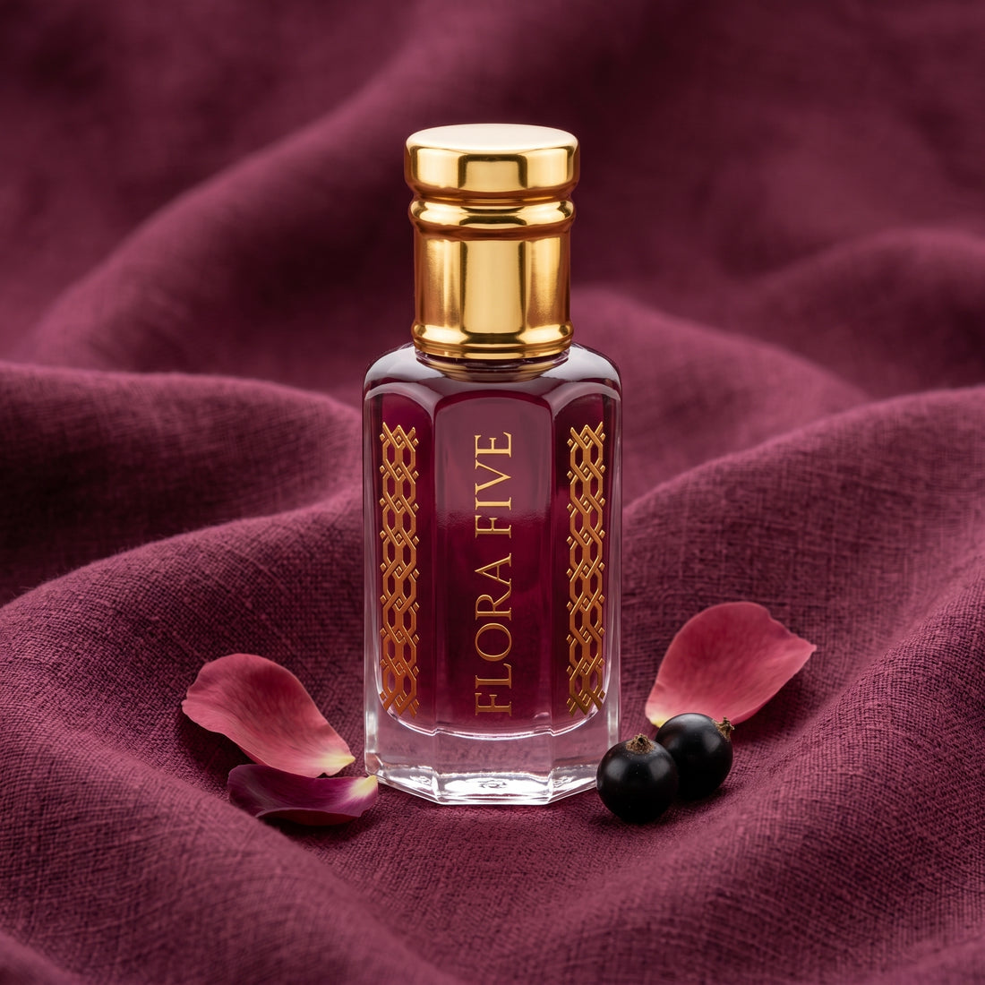 Armani Si inspired attar – oil-based fruity floral fragrance for pulse-point wear by Flora Five