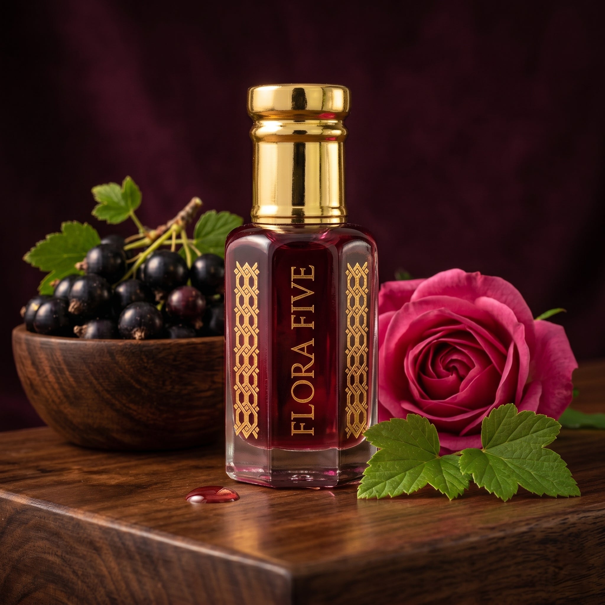 Armani SI — Cassis & Vanilla Floral attar oil by Flora Five (women)