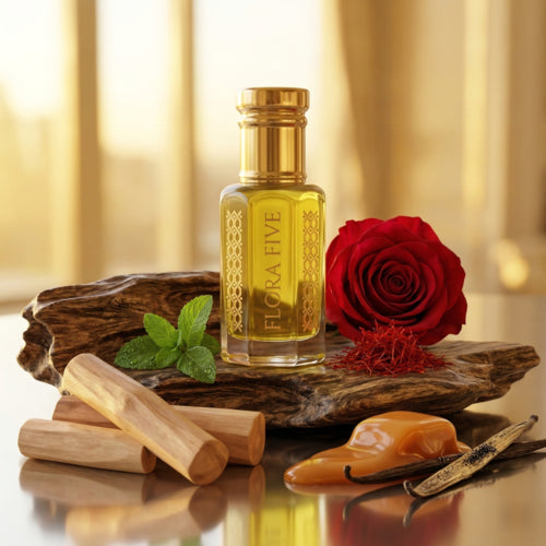 Flora Five Aseel — Alcohol-Free Attar Oil | Flora Five