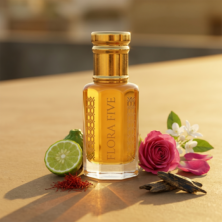 Madaavi Arabian — Bergamot & Sandalwood Oriental attar oil by Flora Five (women)