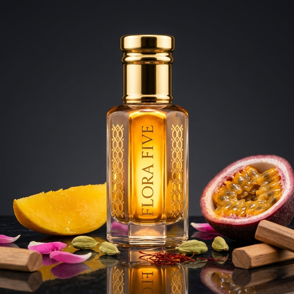 Mukhallat Al Badr Attar available in 3ml, 6ml and 12ml sizes