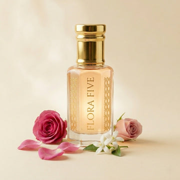 Musky Rose — rose & musk floral attar by Flora Five