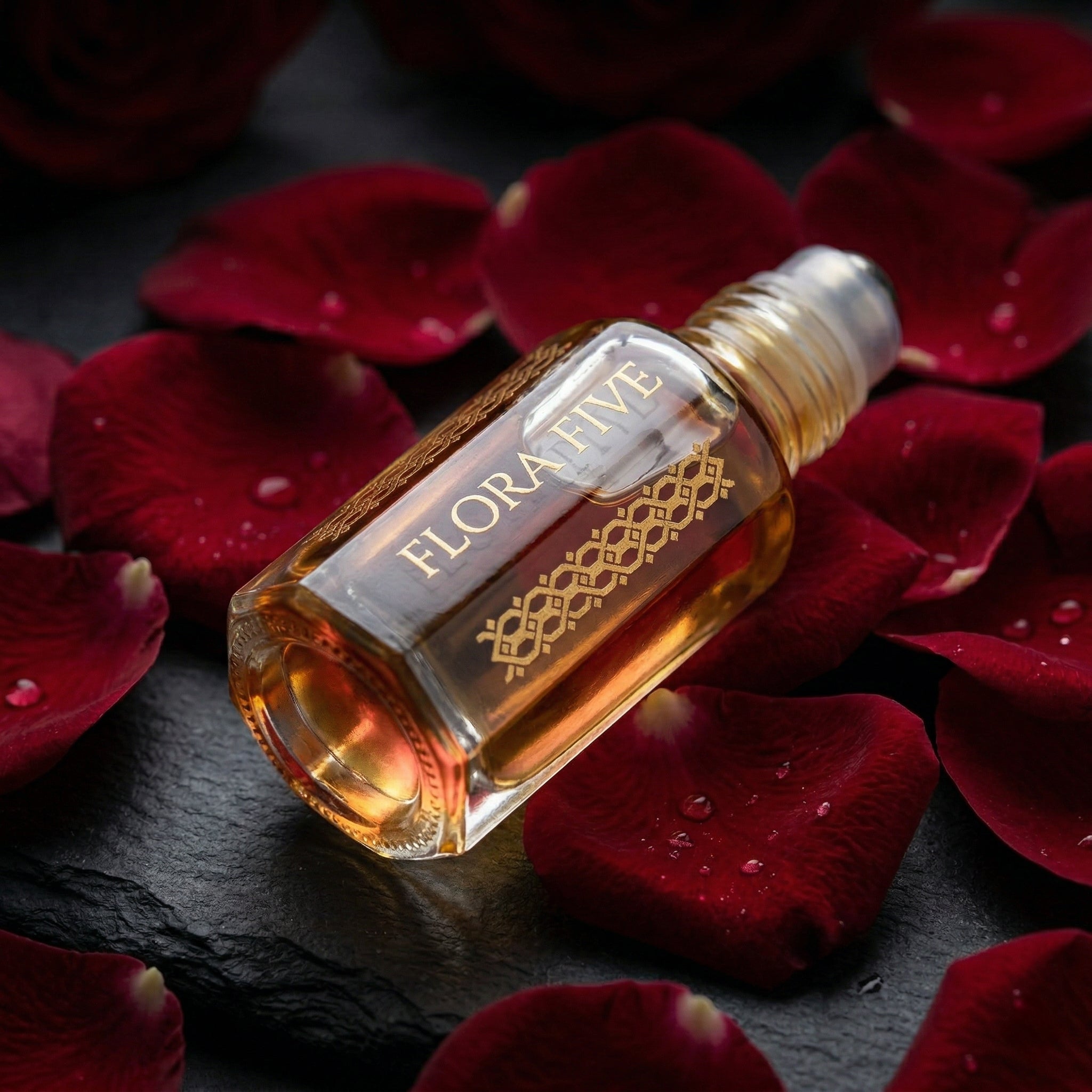 Rose Vanilla — rose & vanilla floral attar by Flora Five